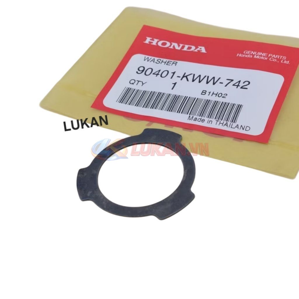 Đệm chặn chuông bố ba càng WAVE S110, RSX, BLADE, A110.... zin 90401-KWW-742 - Ảnh 2