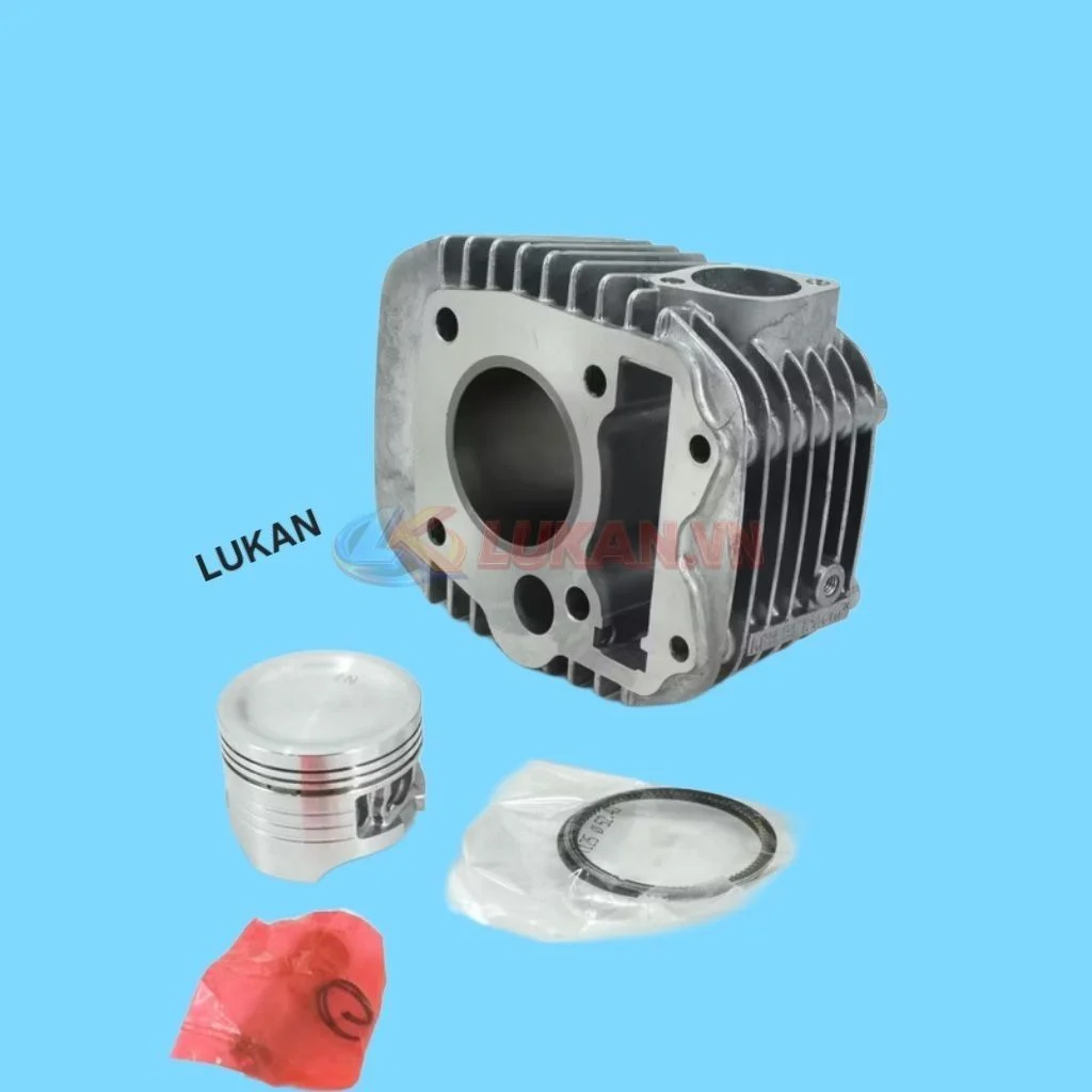 Bộ lòng, nòng, nòng hơi xi lanh xe FUTURE NEO, X 125 Fi.... luôn piston bạc 52mm - Ảnh 3