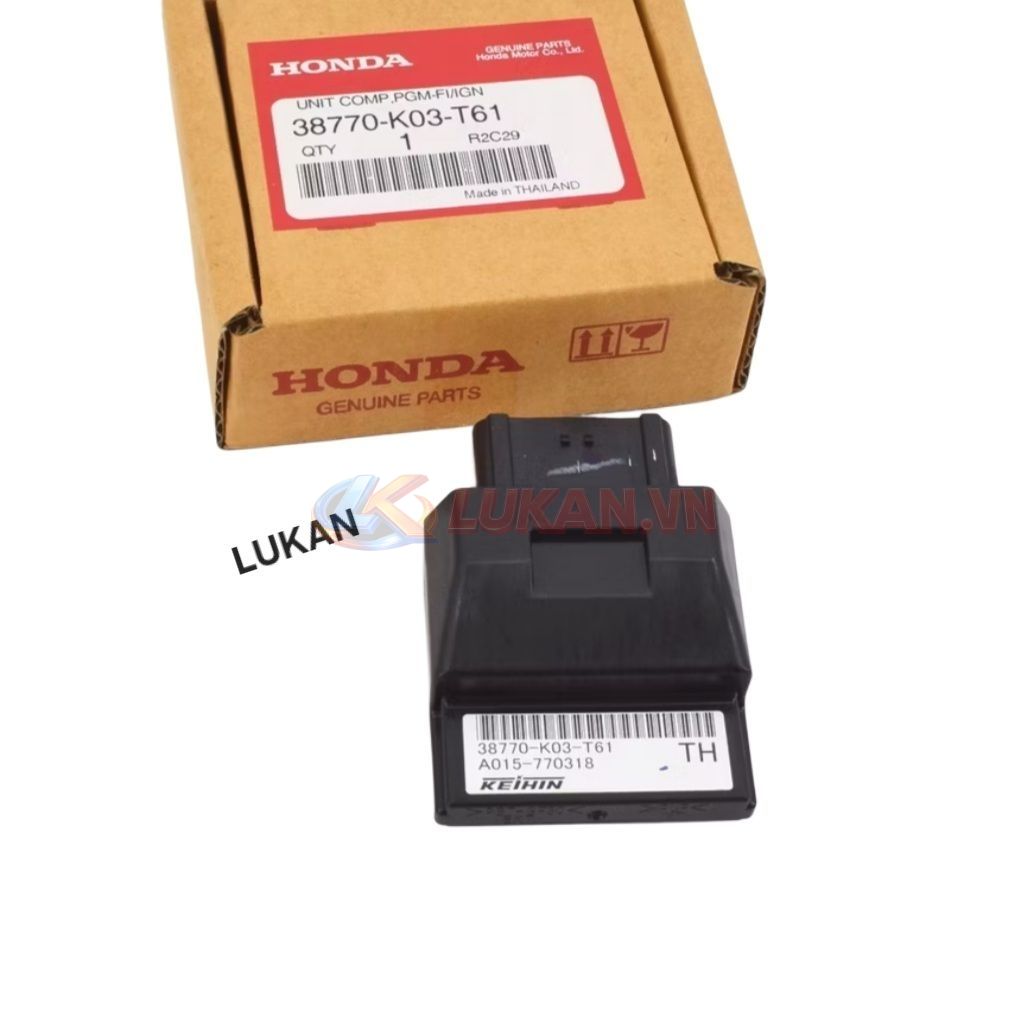 Cục IC, ECU đánh lửa điện xe WAVE RSX 110 Fi... zin 38770-K03-T61 - Ảnh 3