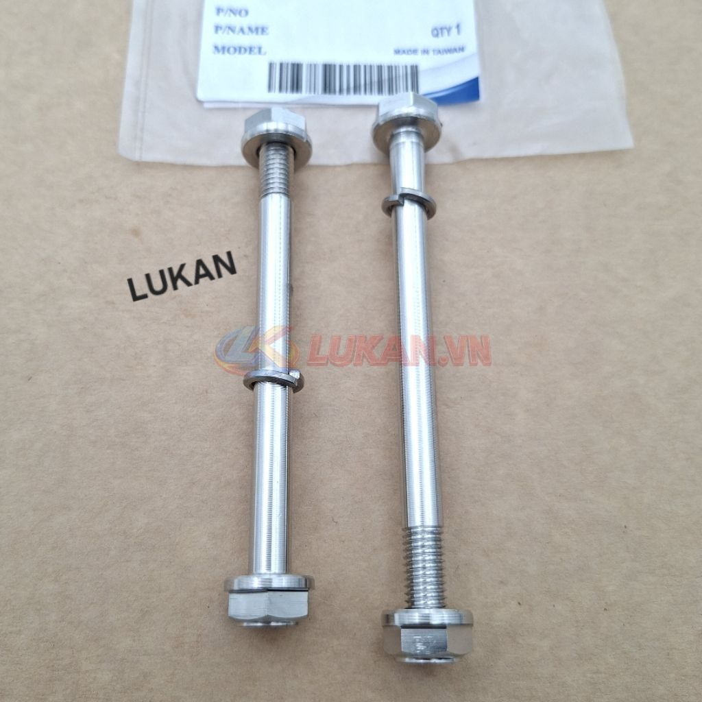Cặp ốc cốt treo máy inox, bu lông CNC xe WAVE Thái, ALPHA, ZX, FUTURE 1, RS, S100.... - Ảnh 2