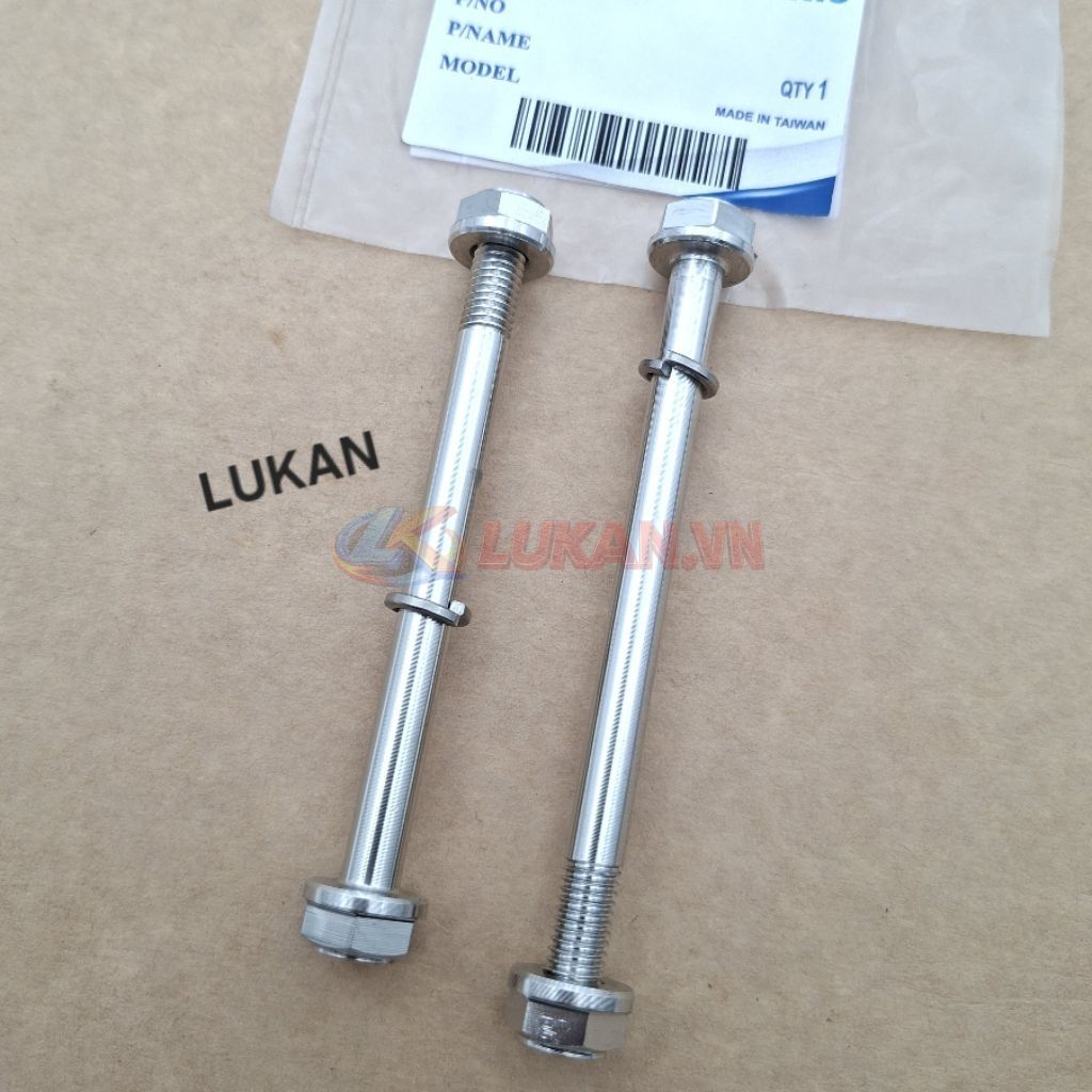 Cặp ốc cốt treo máy inox, bu lông CNC xe WAVE Thái, ALPHA, ZX, FUTURE 1, RS, S100.... - Ảnh 3