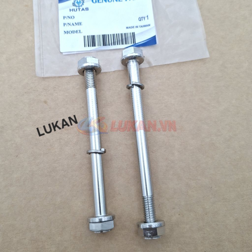 Cặp ốc cốt treo máy inox, bu lông CNC xe WAVE Thái, ALPHA, ZX, FUTURE 1, RS, S100.... - Ảnh 4