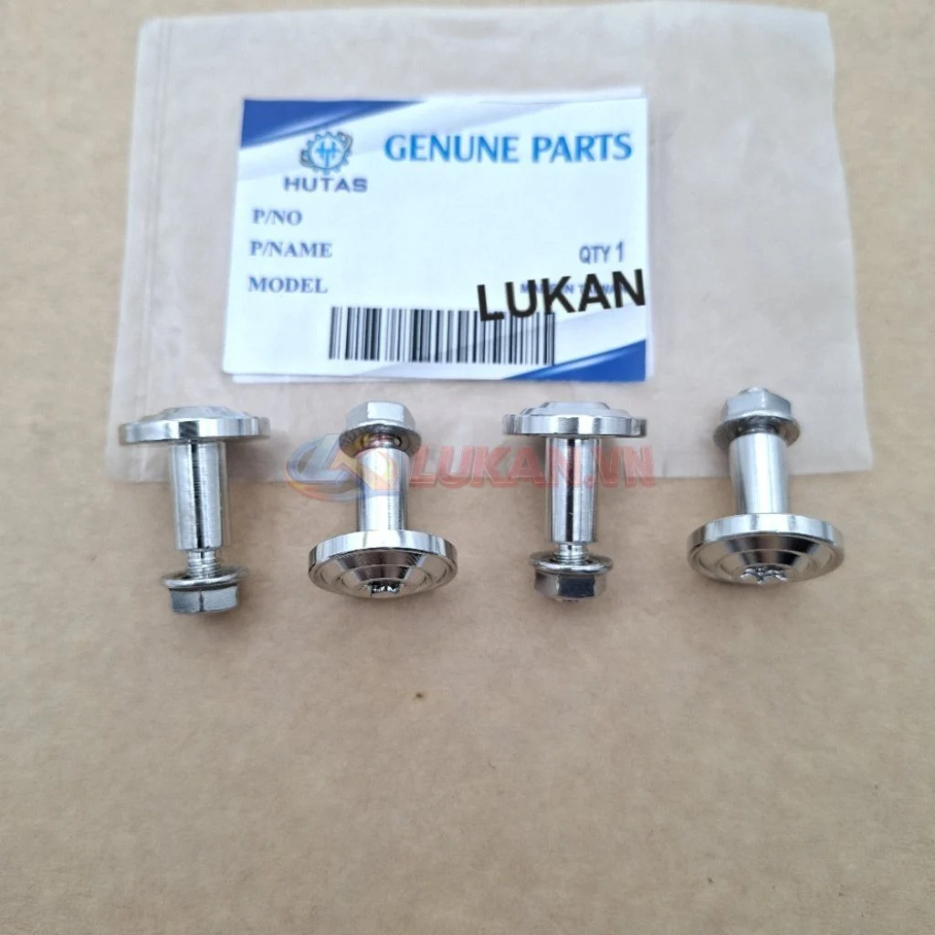 Bộ 4 ốc CNC, tán khâu inox treo nhựa đuôi sau xe DREAM.... - Ảnh 2