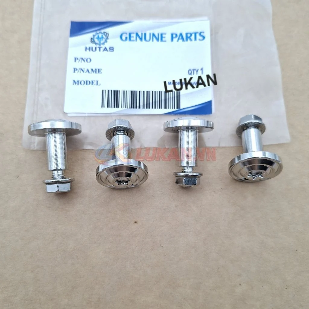 Bộ 4 ốc CNC, tán khâu inox treo nhựa đuôi sau xe DREAM.... - Ảnh 5