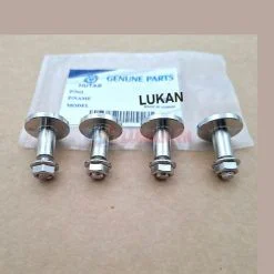 Bộ 4 ốc CNC, tán khâu inox treo nhựa đuôi sau xe DREAM....