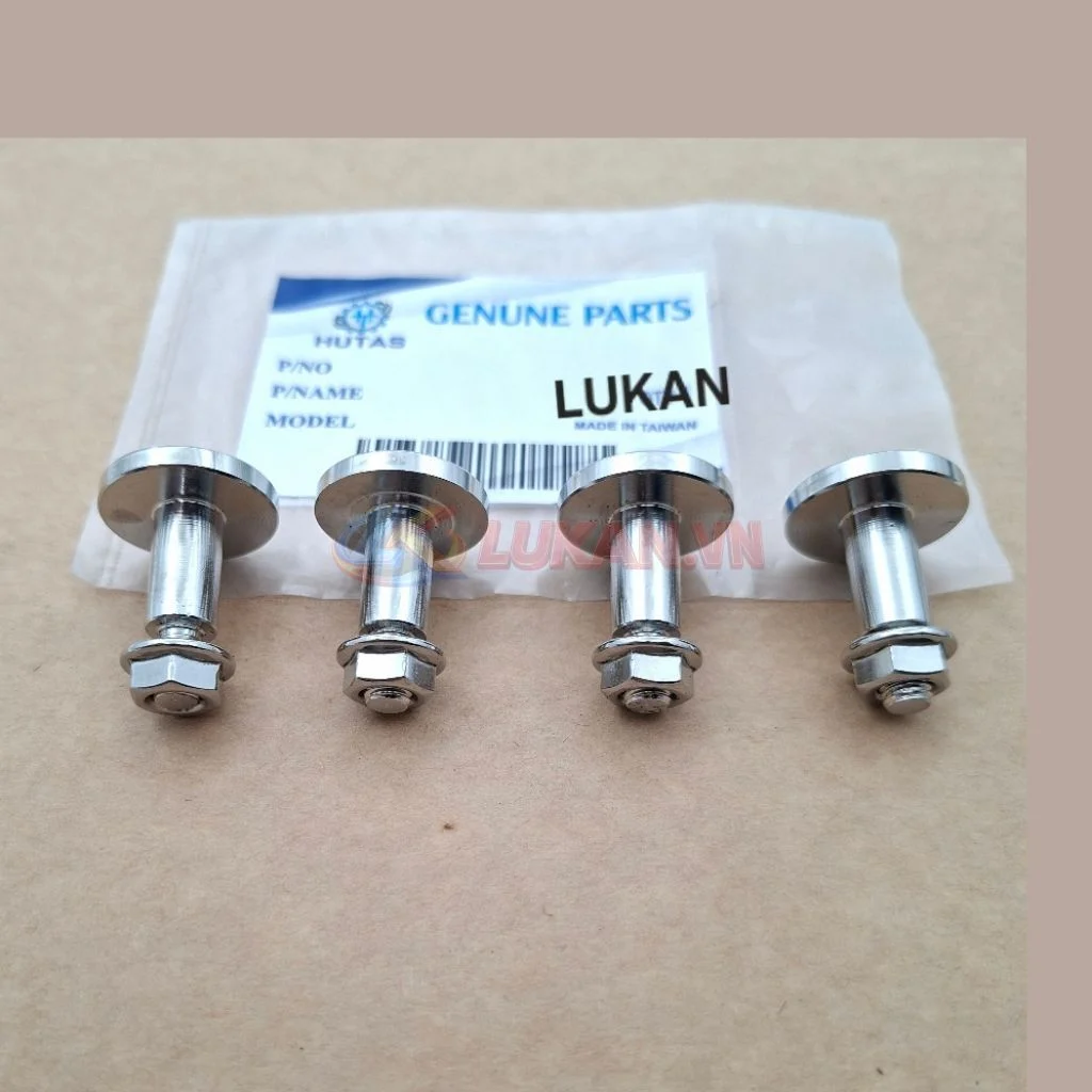Bộ 4 ốc CNC, tán khâu inox treo nhựa đuôi sau xe DREAM....