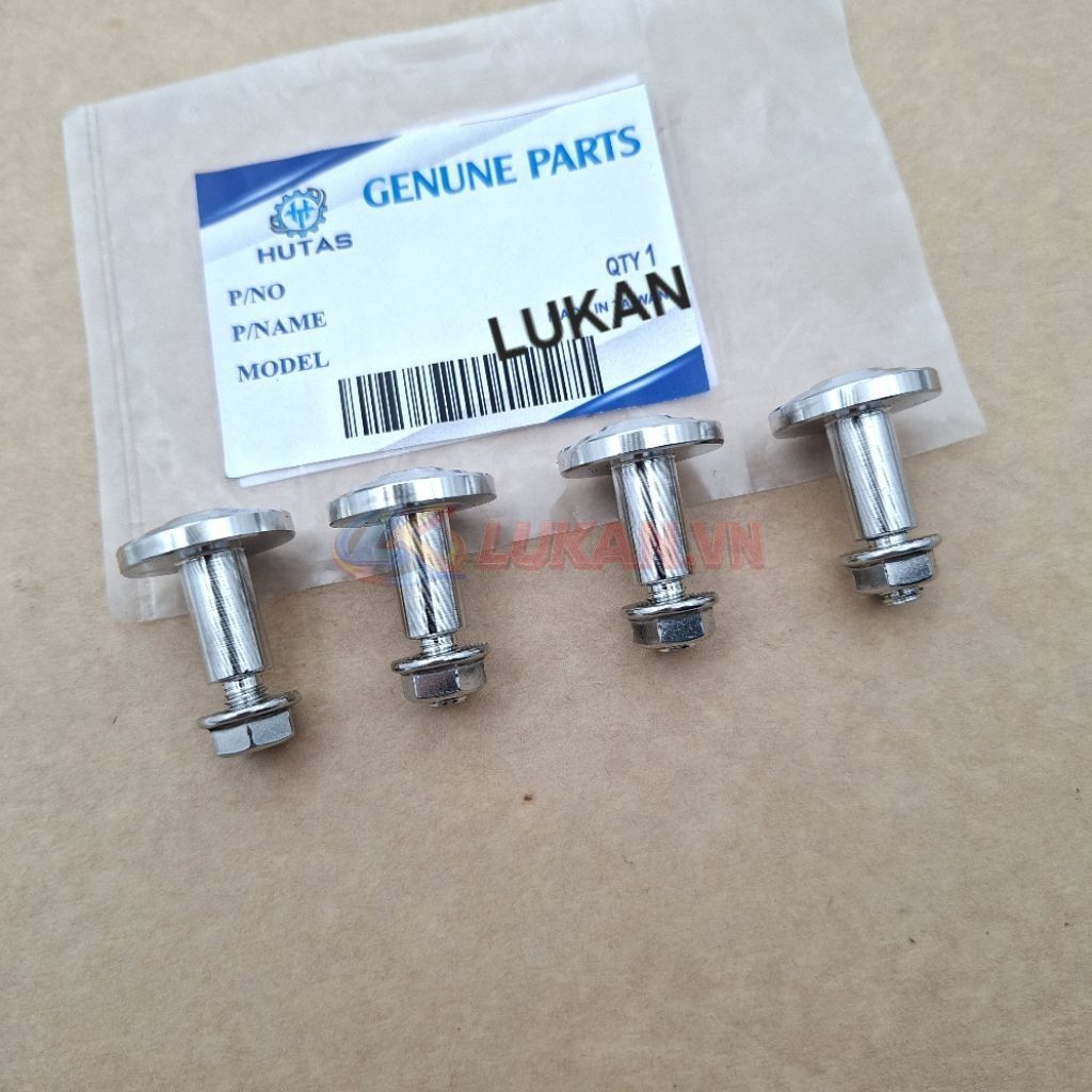 Bộ 4 ốc CNC, tán khâu inox treo nhựa đuôi sau xe DREAM.... - Ảnh 6