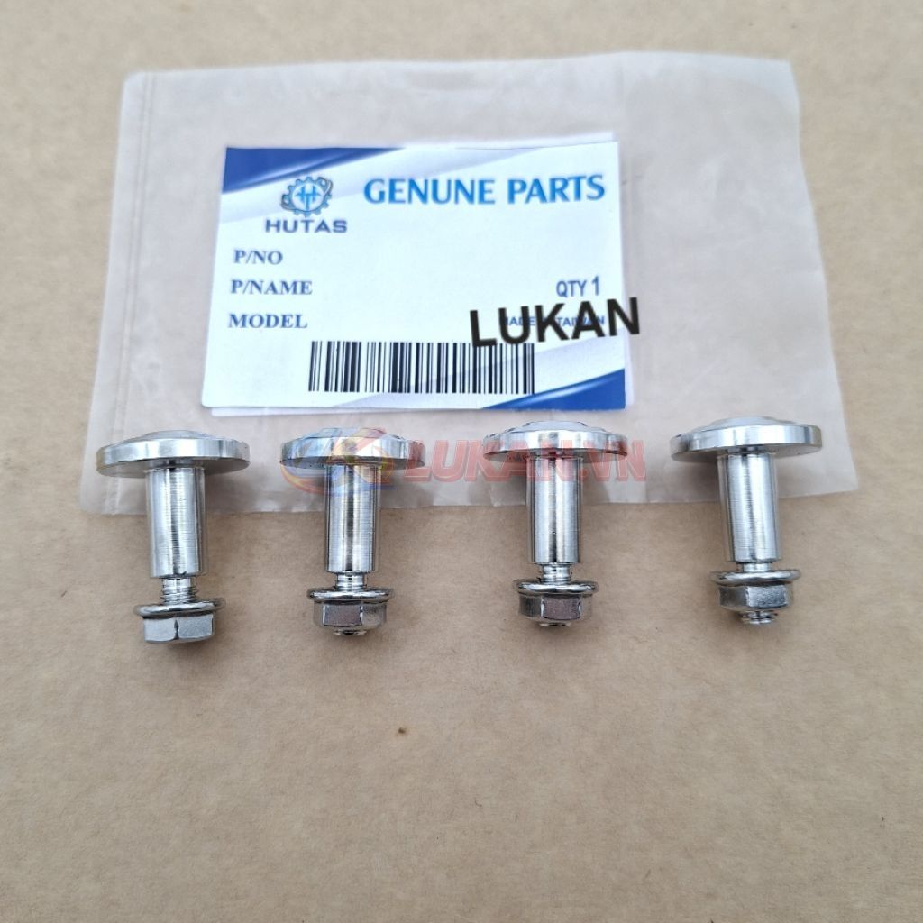 Bộ 4 ốc CNC, tán khâu inox treo nhựa đuôi sau xe DREAM.... - Ảnh 7