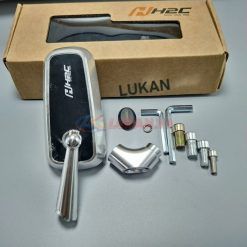 Kính gương chiếu hậu H2C xe DREAM, WAVE, FUTURE.... màu Bạc