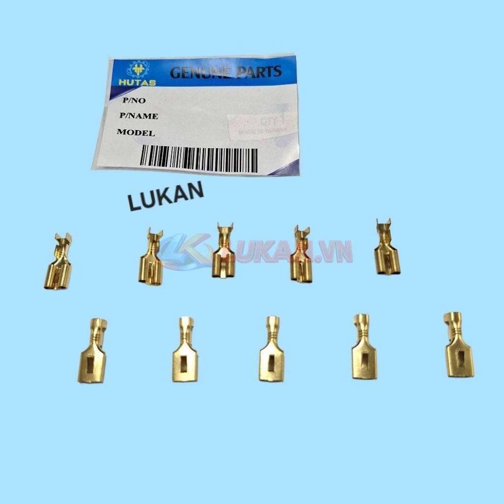 10 Đầu cos bấm dây điện giắc đôi lớn DREAM, WAVE, FUTURE.... - Ảnh 3