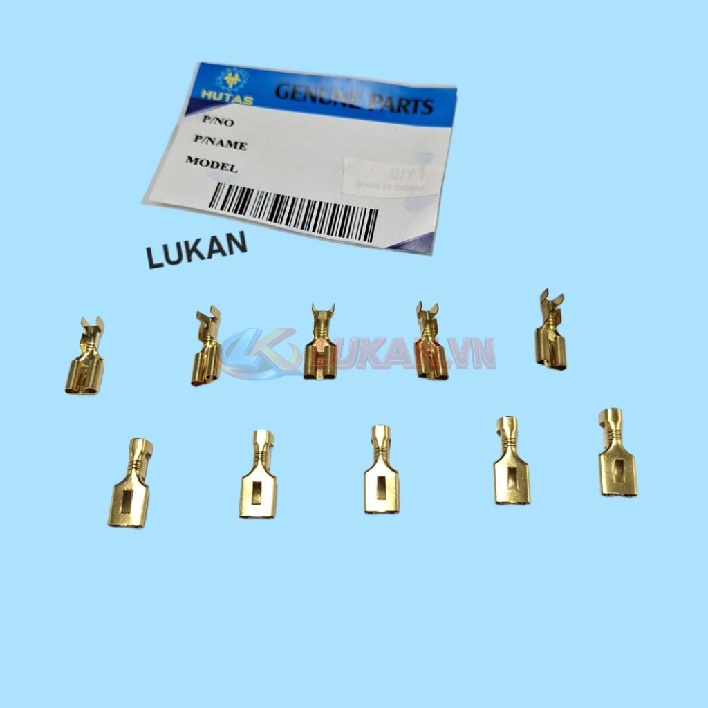 10 Đầu cos bấm dây điện giắc đôi lớn DREAM, WAVE, FUTURE.... - Ảnh 4