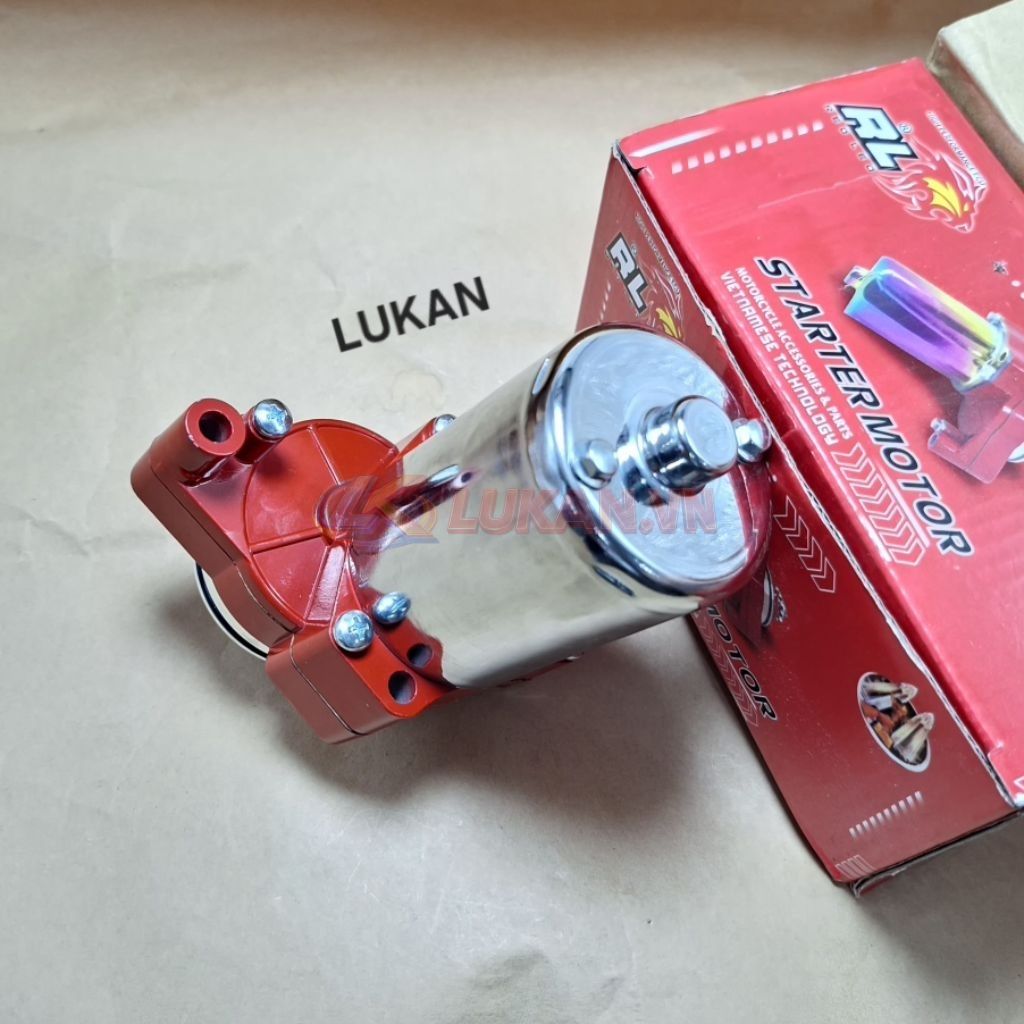 Củ motor đề khởi động độ mẫu lớn xe DREAM, WAVE.... Redleo - Ảnh 4