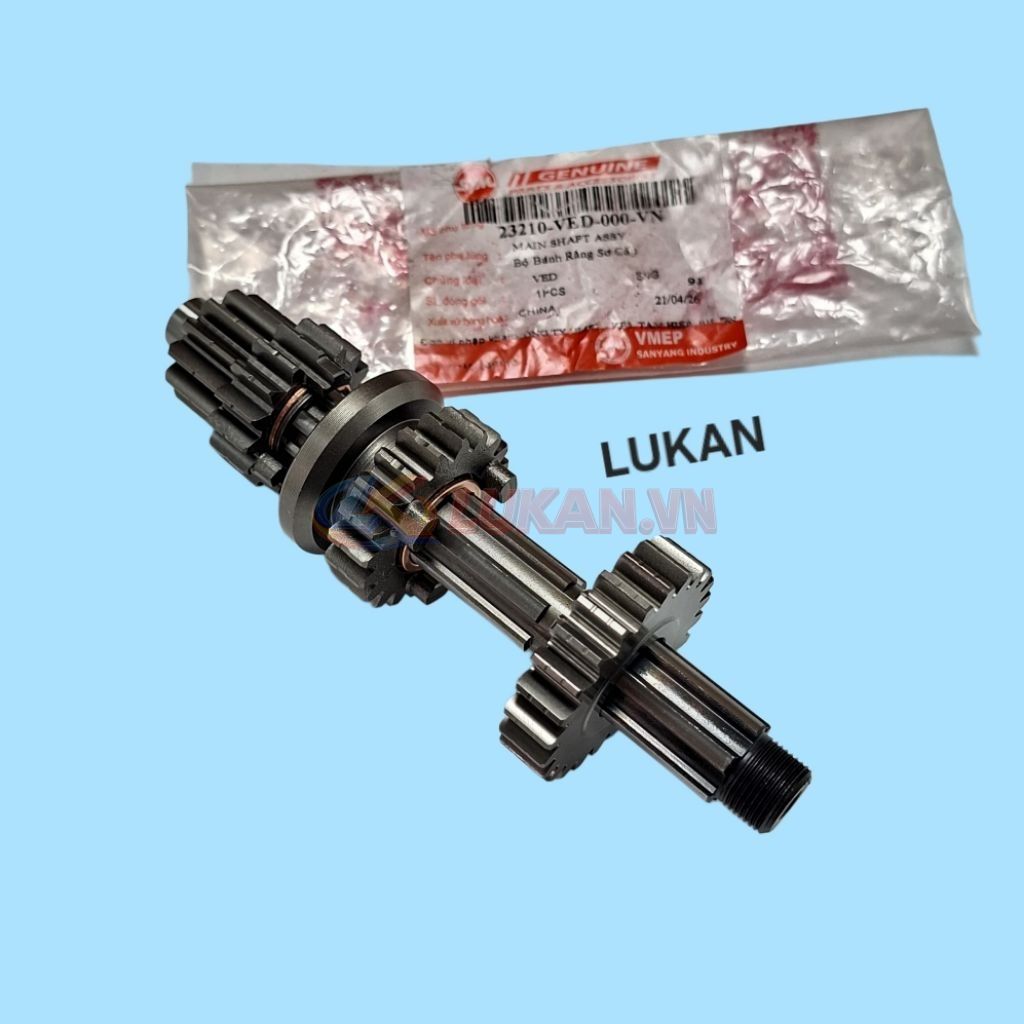 Bộ bánh răng, nhông số cốt nồi sơ cấp zin SYM xe DREAM, WAVE, FUTURE 1.... 23210-VED-000-VN - Ảnh 4