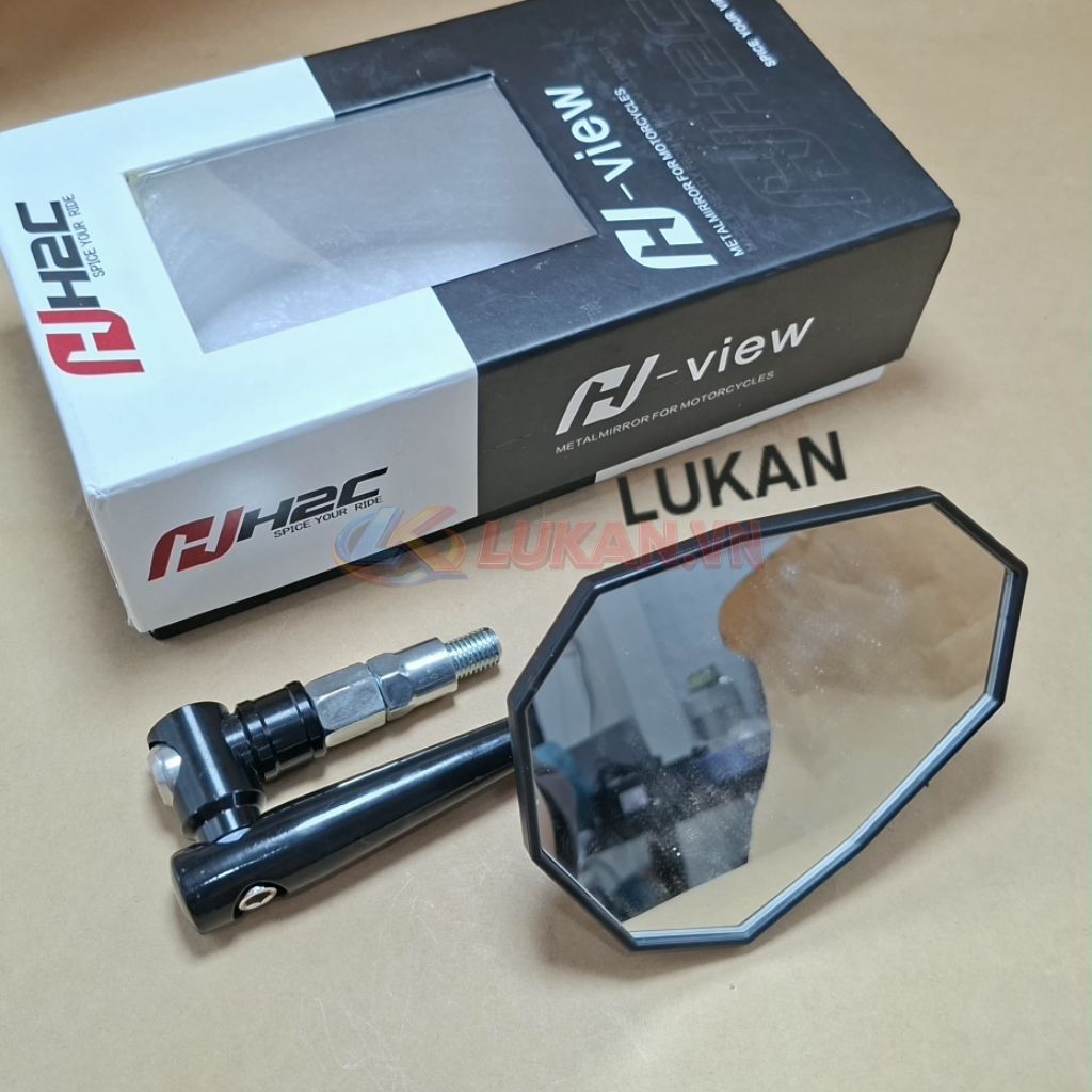 Gương kính chiếu hậu H2C chiếc lá xoay 360 xe WAVE, FUTURE, WINNER.... - Ảnh 7