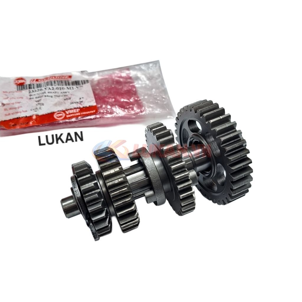 Bộ bánh răng, nhông số cốt tải thứ cấp zin SYM xe DREAM, WAVE, FUTURE 1.... 23220-VA2-010-M1-VN - Ảnh 3