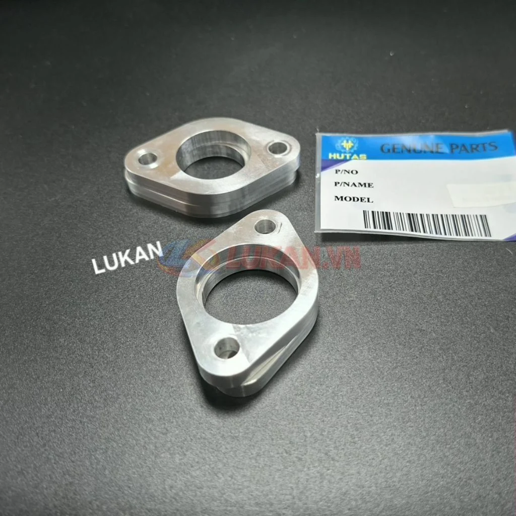 Thớt 6 ly CNC đôn co xăng xe DREAM, WAVE..... 24, 26, 28, 30mm - Ảnh 3