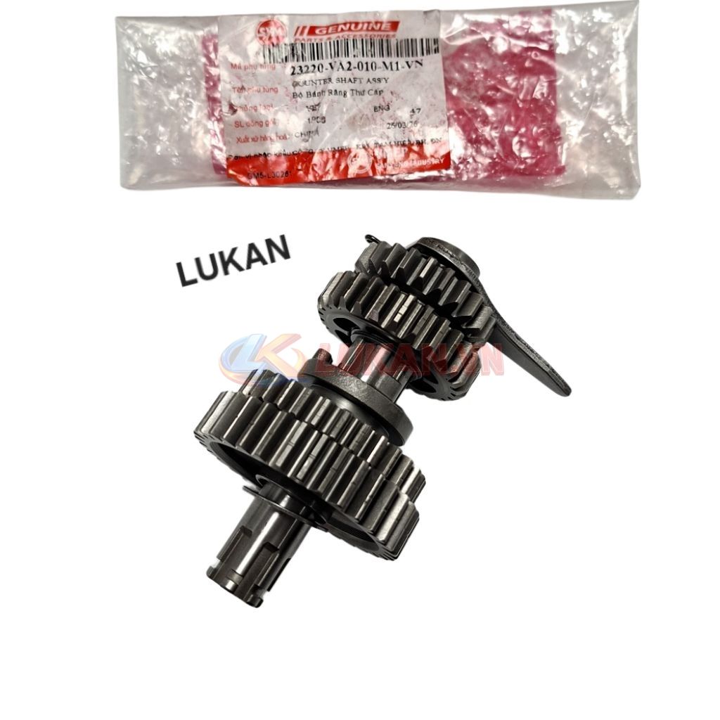 Bộ bánh răng, nhông số cốt tải thứ cấp zin SYM xe DREAM, WAVE, FUTURE 1.... 23220-VA2-010-M1-VN - Ảnh 5