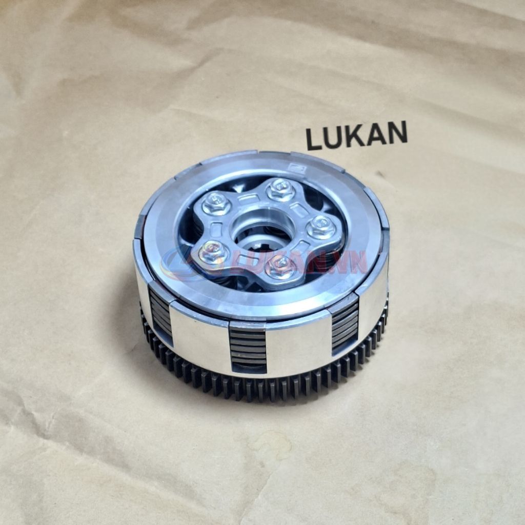 Bộ nồi côn sau 6 lá bố Redleo, chuồng heo CNC xe DREAM, WAVE.... 5 lò xo - Ảnh 6
