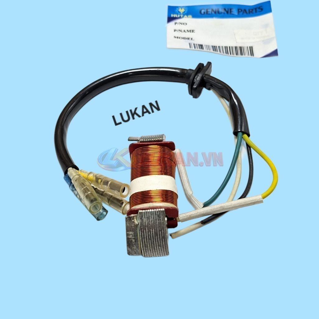 Cục mopin phát điện, giắc dây đèn xe 67..... cuộn đồng - Ảnh 2