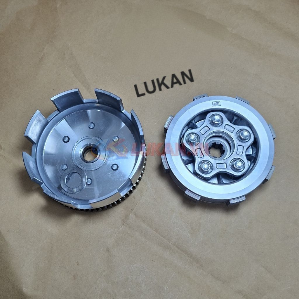 Bộ nồi côn sau 6 lá bố Redleo, chuồng heo CNC xe DREAM, WAVE.... 5 lò xo - Ảnh 4